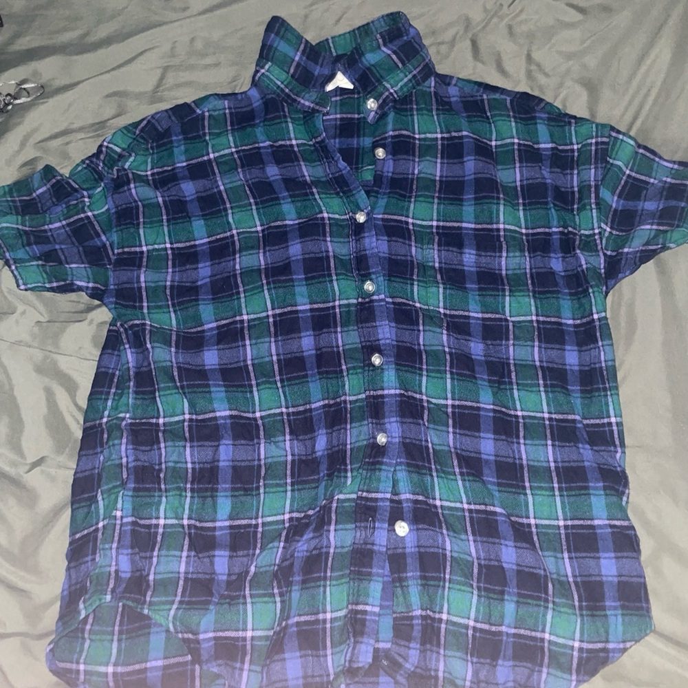 Cotton On Plaid Button Up Pajama Top